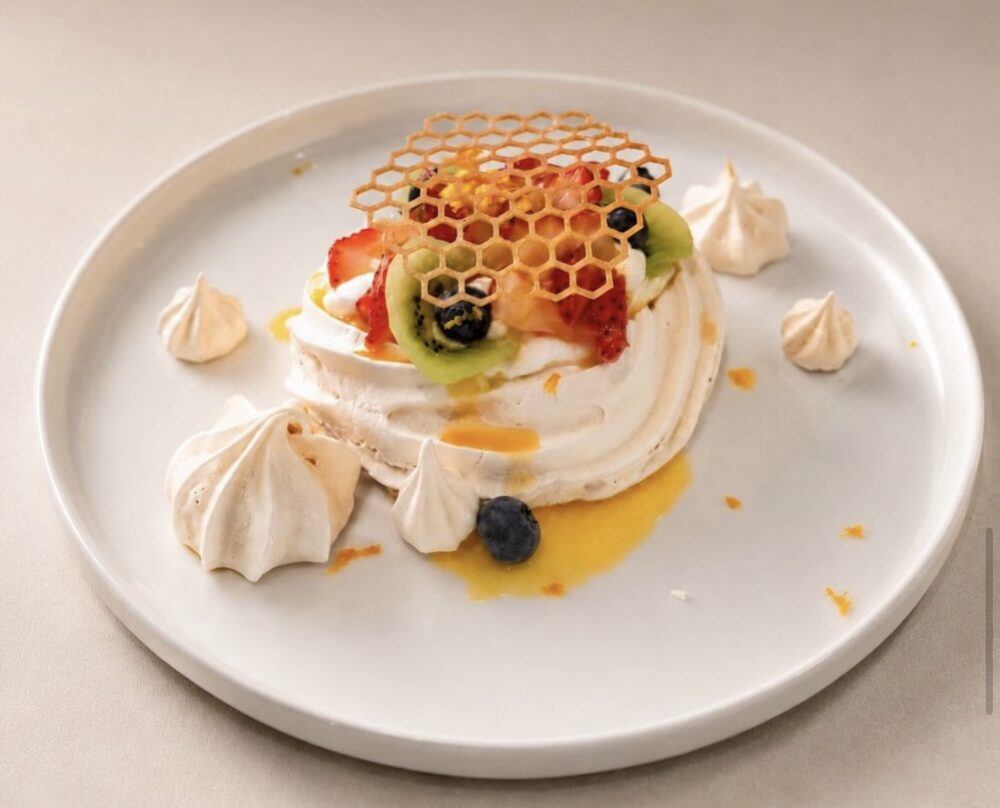 Strawberry and Passionfruit Pavlova
